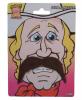  Brown Cowboy Tash, Self Adhesive 