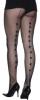  TIGHTS FISHNET + BOWS, Black 