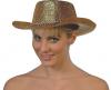  Cowboy Hats - Adults Gold Glitter Cowboy Hat 