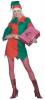  Elf Fancy Dress - ELF COSTUME, Tunic With Bells & Hat 