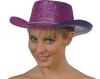  Cowboy Hats - Adults Pink Glitter Cowboy Hat 