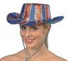  Adult Union Jack Cowboy Glitter Hat 