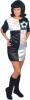  60s Fancy Dress - 60s MINI SHIFT DRESS, Black & White 