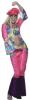  70s Fancy Dress - PSYCHEDELLIC LADY COSTUME, Shirt, Pants Hat 