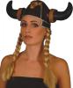  Viking Helmets - VIKING HELMET WITH PLAITS, Rubber 