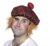  TAM O SHANTER, With Hair & Pom Pom 