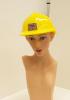  BUILDERS HELMET, HARD PVC, Yellow 
