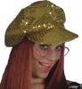  DISCO SEQUIN HAT, GOLD 