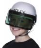  POLICE RIOT HAT, Plastic With Visor 