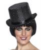  Top Hats - TOPPER BLACK SEQUINNED HAT 