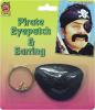 PIRATE EYEPATCH & EARRING 