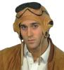  FLYING HELMET/BIGGLES Latex With Goggles 