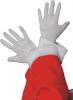  GLOVES, SANTA, White Fabric 